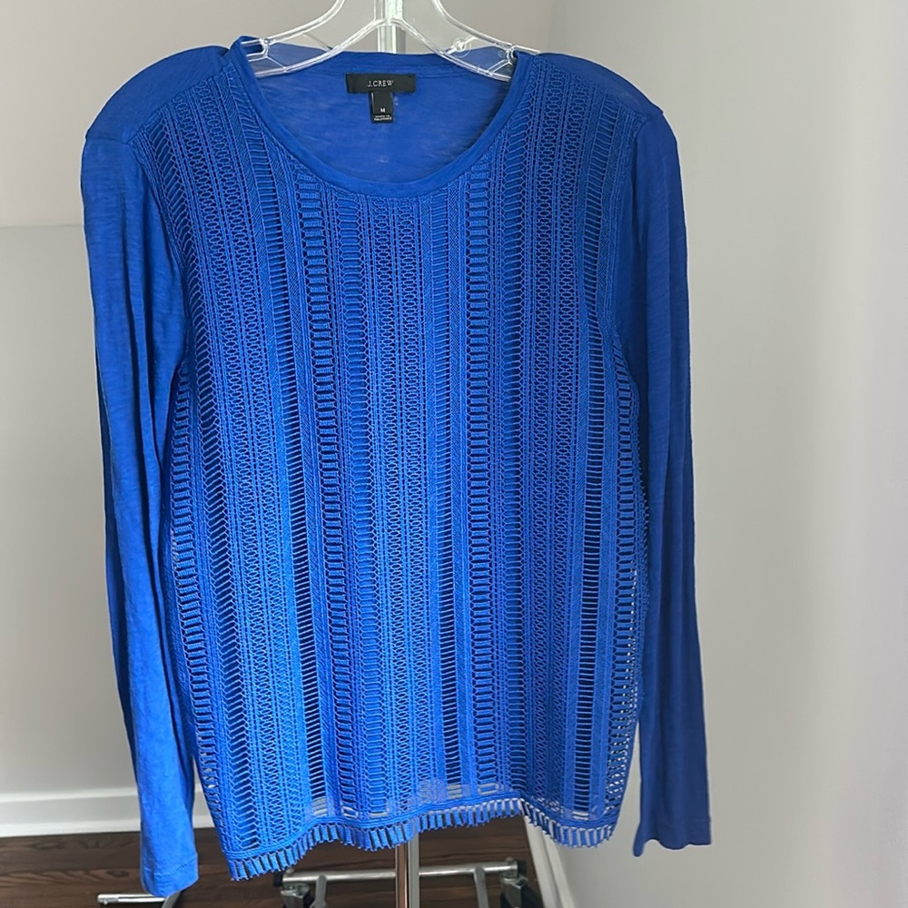 J. Crew blue shirt size M